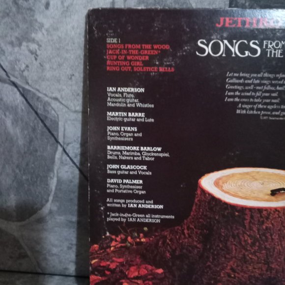 Jethro Tull Songs From The Wood Vinyl Record CHR 1152  Year 1977 - Picture 4 of 10